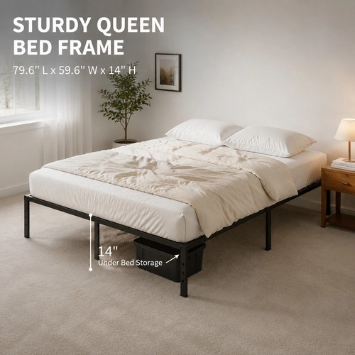 Metal queen king full size - metal, bed